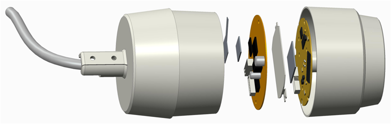 Drum machine heat dissipation structure diagram