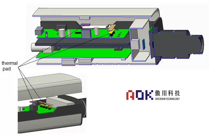 Selection of main heating chip power and thermal interface material-Power Board