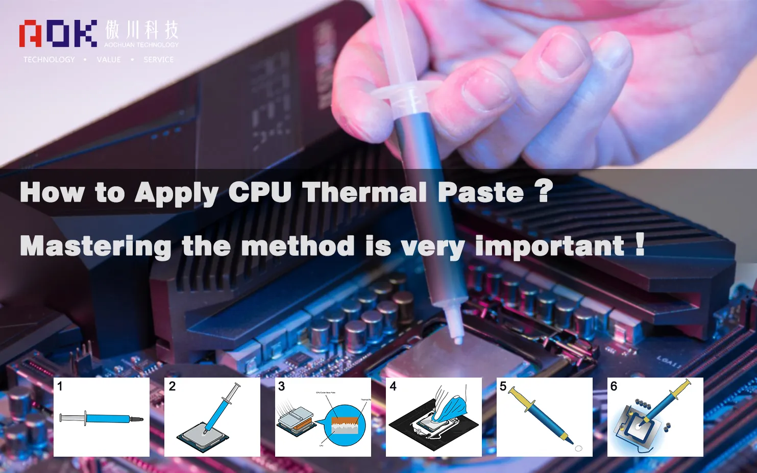How to Apply CPU Thermal Paste? Mastering the Method Is Very Important!